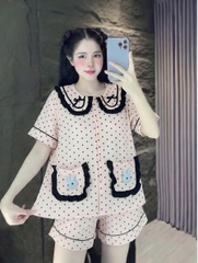 đùi lụa đũi mềm gắn gấu