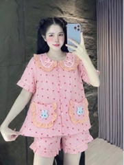 đùi lụa đũi mềm gắn gấu
