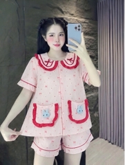 đùi lụa đũi mềm gắn gấu