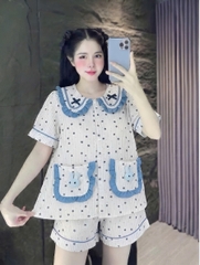 đùi lụa đũi mềm gắn gấu