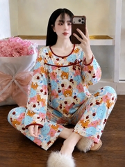 tay dài tole phối nơ dể thương