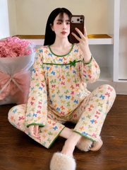 tay dài tole phối nơ dể thương