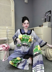 Tay lững lụa latin quần dài