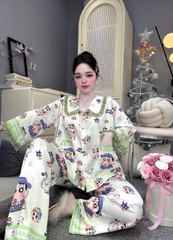 Tay lững lụa latin quần dài