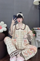 Đồ bộ tay lững lụa latin