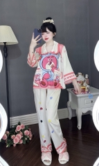 Đồ bộ tay lững lụa latin
