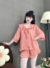 Đồ bộ đùi tiểu thư lụa latin