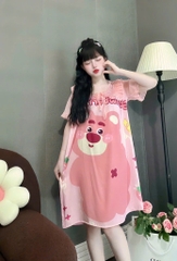ĐẦM CỔ VUÔNG PHỐI REN LỤA XƯỚC