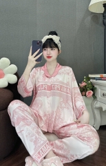 Đồ bộ tay lững lụa latin