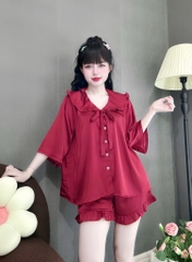 Đồ bộ đùi tiểu thư lụa latin