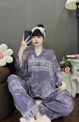 Đồ bộ tay lững lụa latin