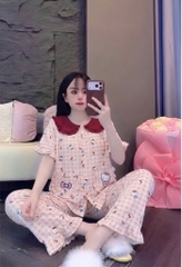 15 mẫu tay ngắn lụa đũi mềm dể thương