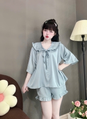 Đồ bộ đùi tiểu thư lụa latin