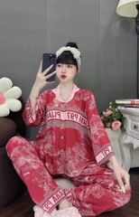 Đồ bộ tay lững lụa latin