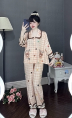 Đồ bộ tay lững lụa latin