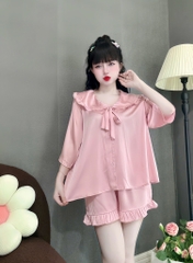 Đồ bộ đùi tiểu thư lụa latin