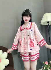 Đồ bộ đùi cổ sen tay lững lụa latin cao cấp