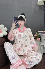 Đồ bộ tay lững lụa latin