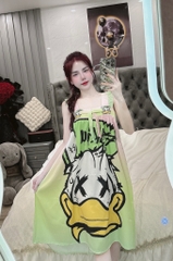 Đầm cánh tiên lụa xước mềm mịn