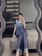Đồ bộ tay ngắn lụa xước