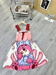 Đầm cánh tiên lụa xước mềm mịn