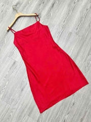 Đầm 2 dây lụa latin