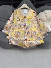Đồ bộ đùi cổ sen tay lững lụa latin cao cấp