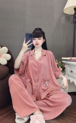Đồ bộ tay lững lụa latin