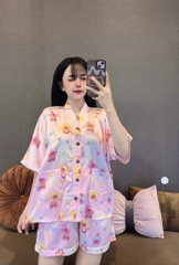 Đồ bộ đùi cánh dơi lụa latin