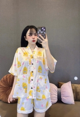 Đồ bộ đùi cánh dơi lụa latin
