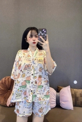 Đồ bộ đùi cánh dơi lụa latin