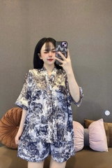 Đồ bộ đùi cánh dơi lụa latin