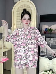 Đồ bộ đùi cánh dơi lụa latin