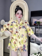Đồ bộ đùi cánh dơi lụa latin