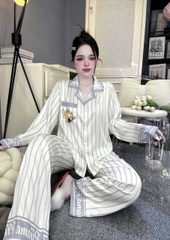 Đồ bộ tay dài lụa latin