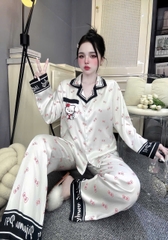 Đồ bộ tay dài lụa latin