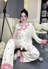 Đồ bộ tay dài lụa latin