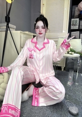 Đồ bộ tay dài lụa latin
