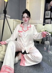 Đồ bộ tay dài lụa latin