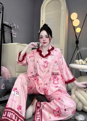 Đồ bộ tay lững lụa latin