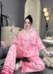 Đồ bộ tay lững lụa latin