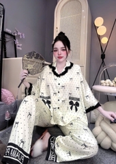 Đồ bộ tay lững lụa latin