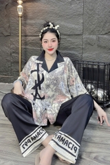 Đồ bộ tay lững lụa latin