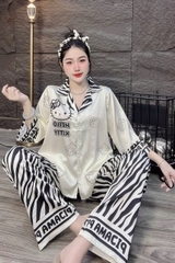 Đồ bộ tay lững lụa latin