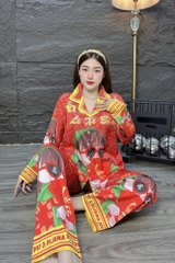 Đồ bộ tay dài lụa latin