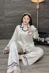 Đồ bộ tay dài lụa latin