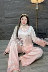 Đồ bộ tay dài lụa latin