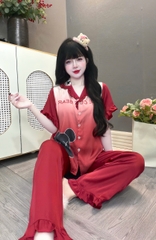 Đồ bộ tay ngắn lụa latin size dưới 60kg
