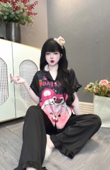 Đồ bộ tay ngắn lụa latin size dưới 60kg