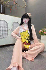 Đồ bộ tay dài lụa latin